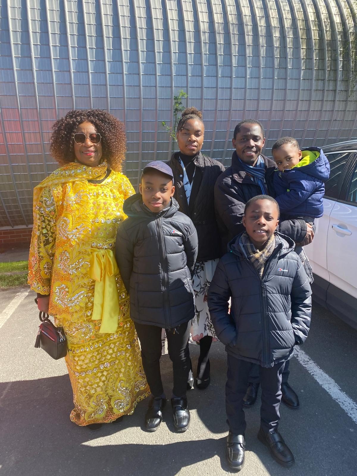 An outing with the grandchildren.
