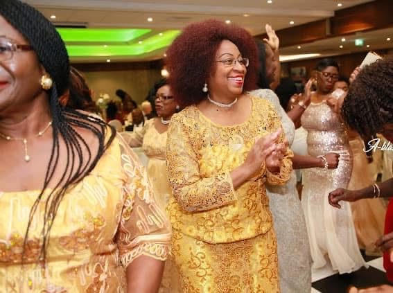 Joyful moments at a celebration.